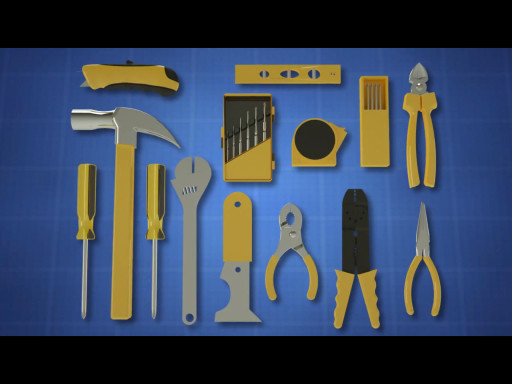 Wall-Mounted Tool Organizer