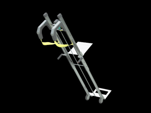 Shoulder-Mounted Hand Truck