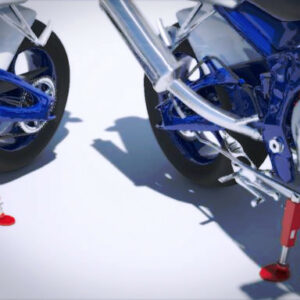 Portable Auxiliary Kickstand for 2-Wheeled Vehicles