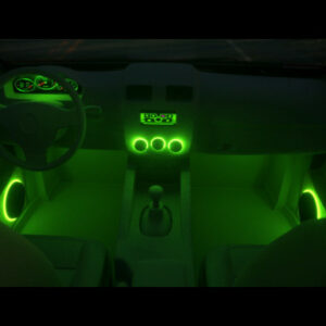 Multi-Color In-Dash Lighting System for Changing Vehicle Backlighting