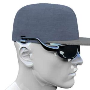 Hat-Mounted Sunglass System