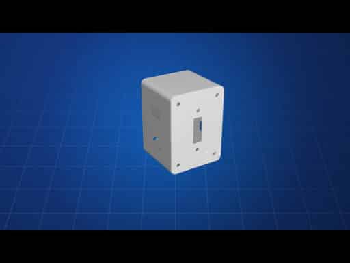 Electrical Box with Quick-Connect and Release Connection Apertures