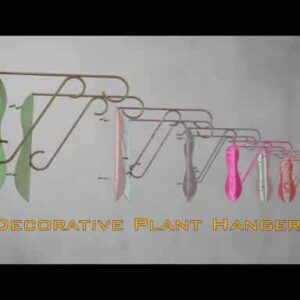 Decorative Plant Hanger for Inner and Outer Corner Walls