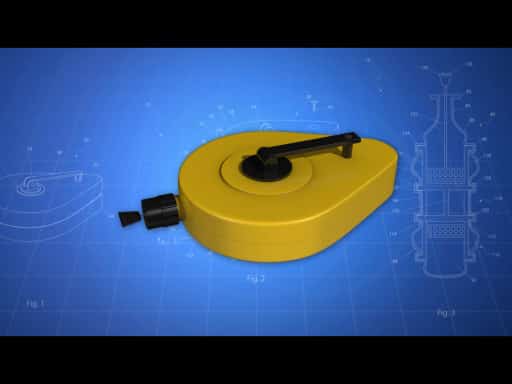 Chalk Line Device with Interchangeable Reel