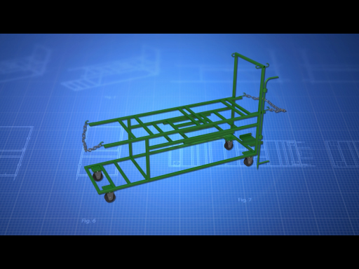 Recycling Transfer Cart