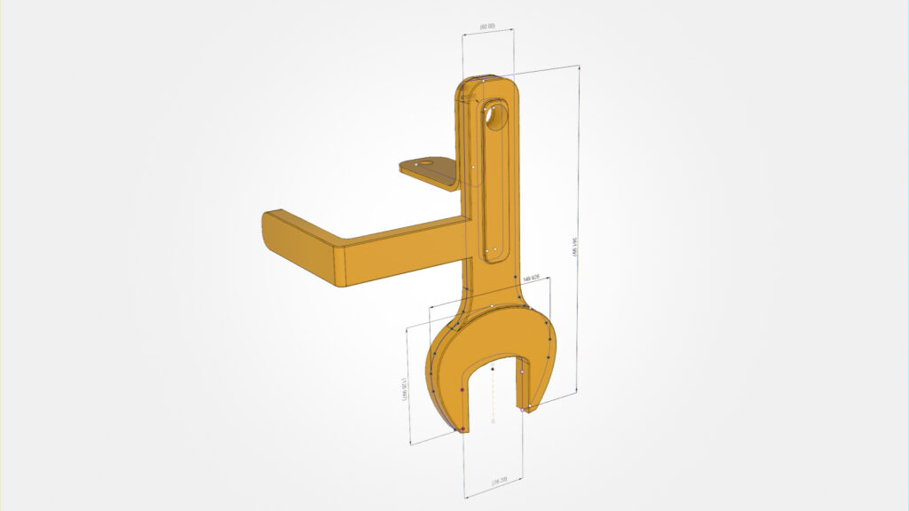 Railroad Hand Brake Locking Device