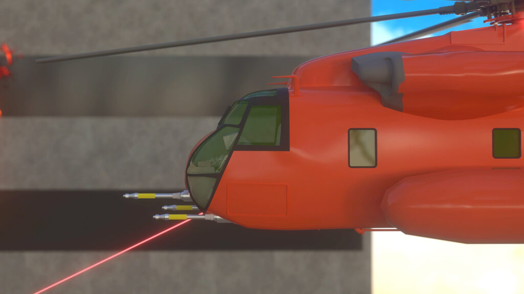 Helicopter-Mounted Fire Suppression Delivery System