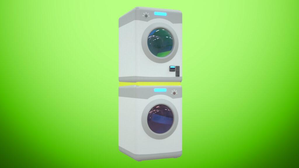 Humanless Digital Laundry Machine